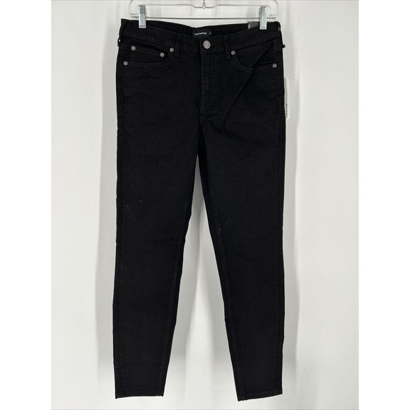 Frank and‎ Oak The Debbie High Rise Skinny Jean Black Size 27 (30x29) NWT - Picture 1 of 10